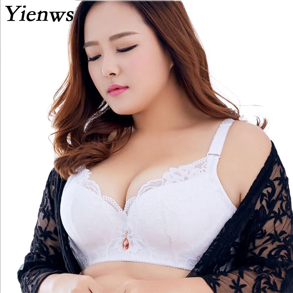 Sujetadores de encaje sexy para mujeres Bralette Lencería Talla grande Sujetador Pusuario Blanco Blanco Brassiere 3/4 Taza D E BRAS BRAS YID003