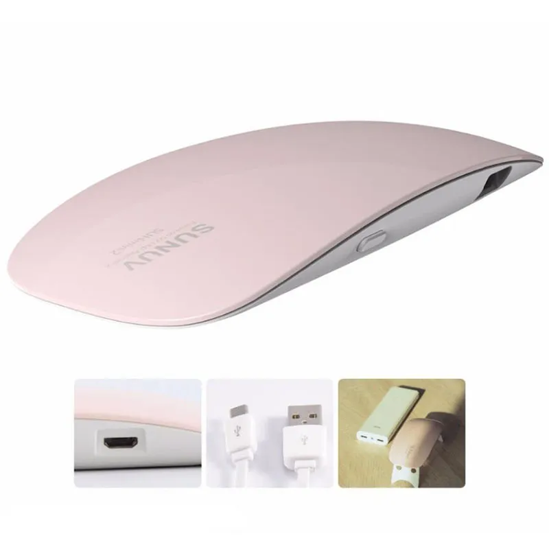 SUNmini 6 w UV lampe à LED sèche-ongles portable câble USB pour cadeau premier gel vernis à ongles sèche-1280282