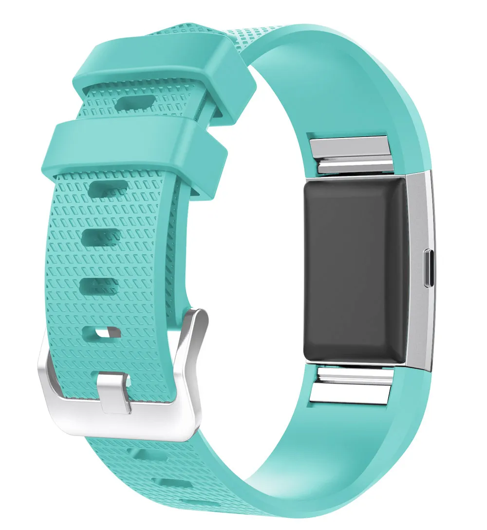 Dobra jakość sportowa miękka silikonowa pasek do obserwacji Fitbit Charge 2 opaski na rękę Watchband5260032