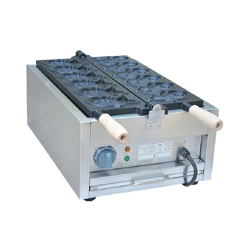 Processamento de alimentos Fish Shape Waffle Maker / Electric Korea Taiyaki Máquina / Máquinas de Fazendo Taiyaki Comercial
