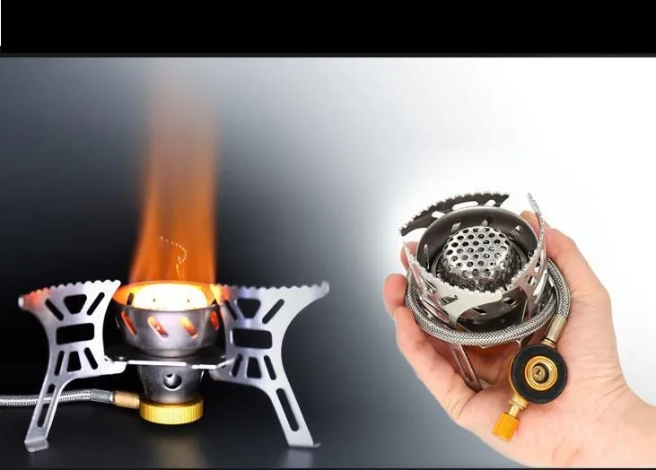 MINI CUISINIÈRE DE Camping 3700W Extérieur à Gaz 1 à Flamme Pliable