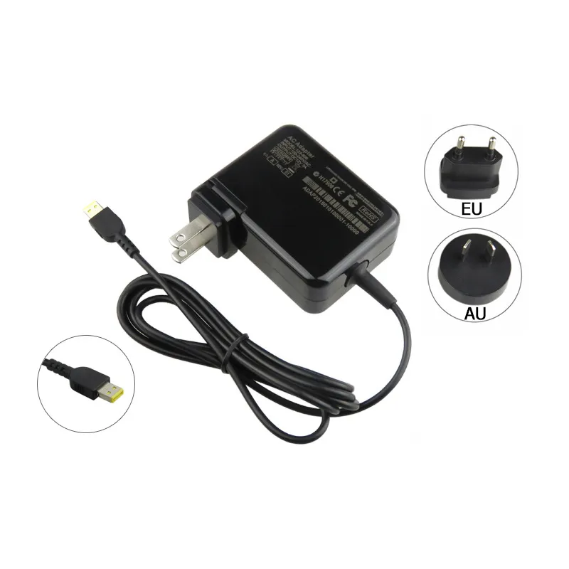 Portable 12V3A Square Port Notebook Power Adapter For Lenovo Tablet