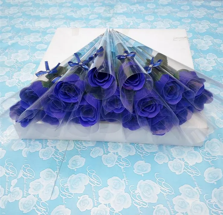 Partihandel-artificiella rosor Blomma Fake Silk Single Roses Multi Colors For Wedding Centerpieces Hem Party Dekorativa Blommor