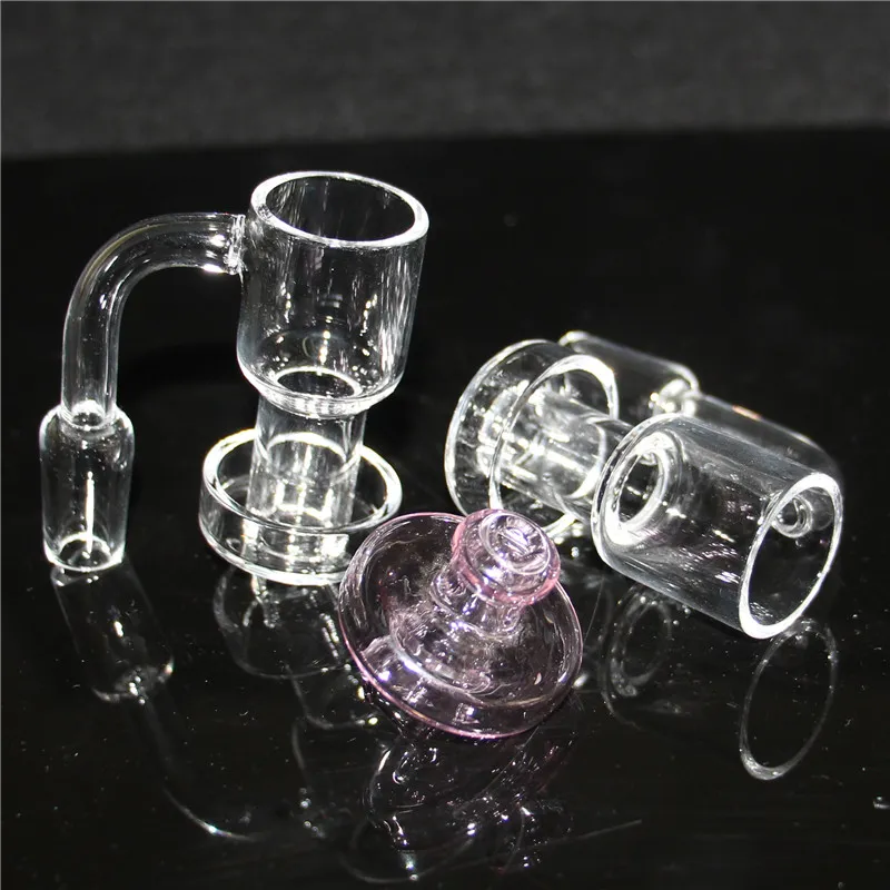 Rökning Terp Slopper Banger Domeless Quartz Nails Polished Joint Dab Rigs Convenien för att använda glas bongs