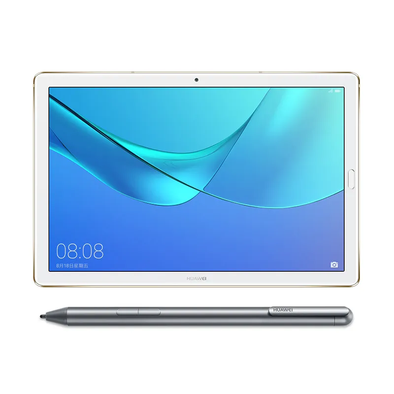 정품 화웨이 Mediapad M5 Pro 10.8 "안드로이드 8.0 Octa 코어 태블릿 PC 기린 960 4GB RAM 64GB 2K IPS 2.5D 유리 13.0MP 지문 페이스 ID PC