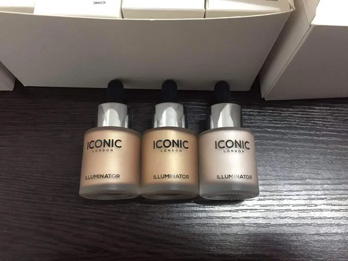 Op voorraad! Nieuwe kwaliteit iconische London Illuminator Liquid Bronzers Highlighters Originele Shine Glow gratis verzending