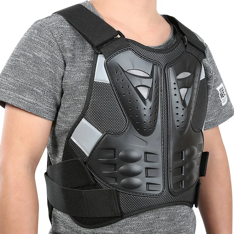 Armatura per motociclista Protezione per la schiena per motocross nera Pattinaggio per il corpo da neve Protezione per la colonna vertebrale XL L Giacca da moto Accessori per auto Armor1318P