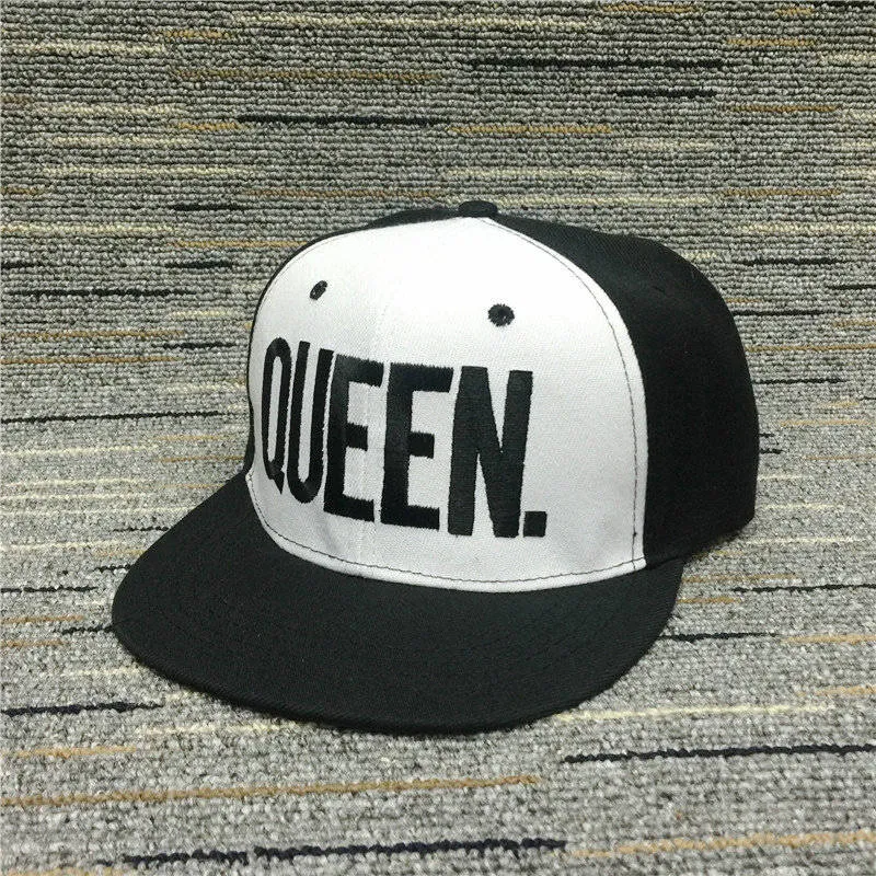 Embroidery King Queen Letters Baseball Caps Fashion Lovers Couples Hip Hop Snapback Hats Valentine's Day Gifts