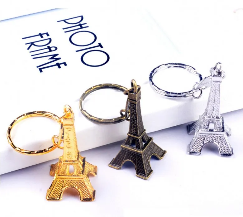 Hot Koop Eiffeltoren Legering Sleutelhanger Metalen Sleutelhanger Eiffel Tower Sleutelhanger Metalen Sleutelhanger Frankrijk Efrance Souvenir Paris Sleutelhanger Keyfob