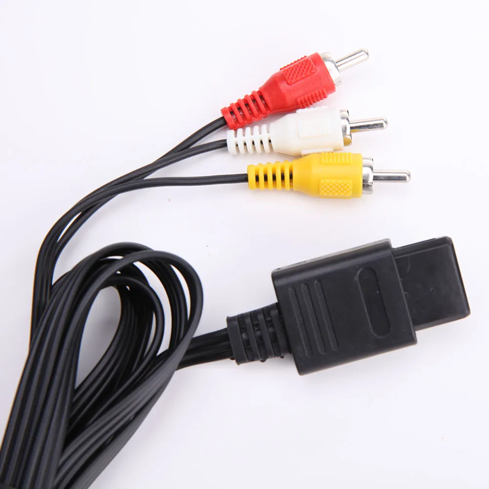Newest AV Audio Video A/V TV Cable Cord Connector for Nintendo 64 N64 GameCube NGC SNES SFC Controller Console