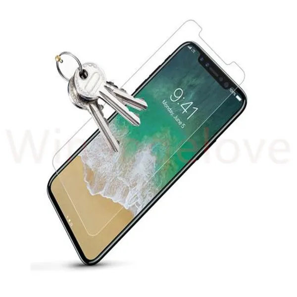 Temeded Glass 03mm 25D 9H用のiPhone XS XS XS XS XS MAX TEMERED GLASS FILGN FOR iPhone7ガラススクリーン透明強化スクリーンPro9301089