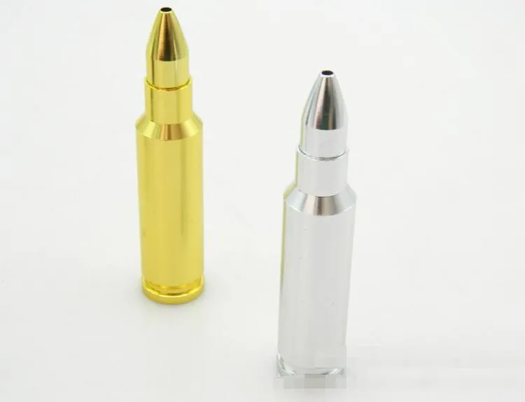 XXL 90mmの弾丸の形のハーブ喫煙管の長い金属のタバコのスパイスの手の煙乾燥ハーブパイプガジェットタバコホルダーツールアクセサリー