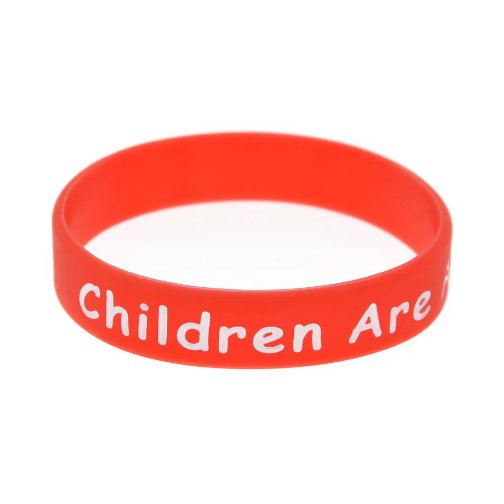 Children Are Awesome Silicone Rubber Bracelet Perfect To Use In Any Benefits Gift For Kids