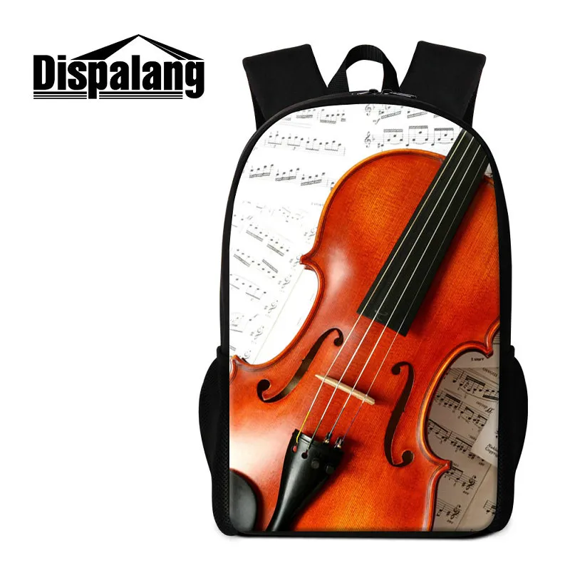 Marke Designer Rucksäcke Violine Muster Mode Frauen Dame Rucksack Kinder Schule Taschen Taktische Mochila Büchertaschen Für Teenager Reise Rucksäcke