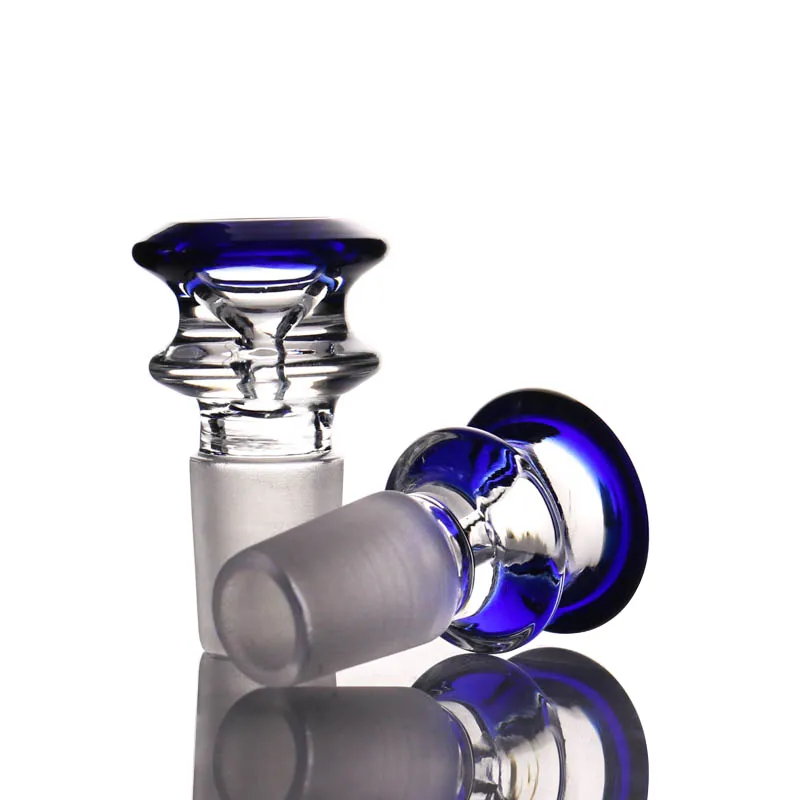 Hookahs glasoljebrännare rörskål Manliga dubbelskikt med en Dabber Kit Bong Accessory Cone Rökning Rör för 14mm 18mm led