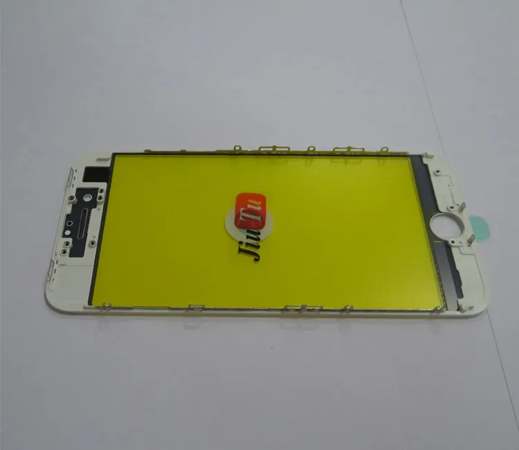 Telaio con cornice nera originale con lente di copertura esterna anteriore con vetro la sostituzione dello schermo di iPhone 8g