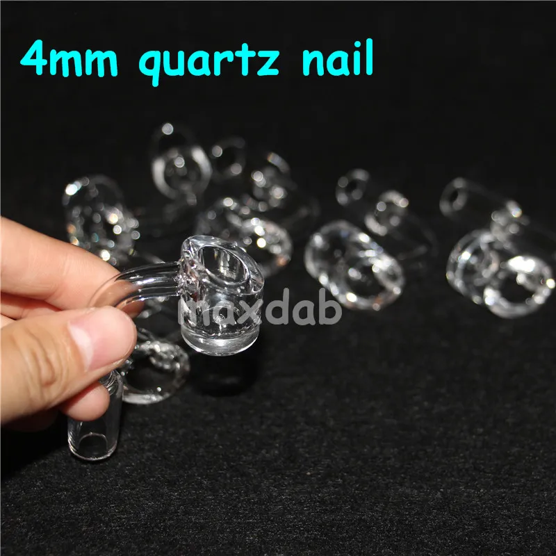 smoking pipes 100% Domeless Quartz Nail bowl with Quartz Carb Cap for Glass Water