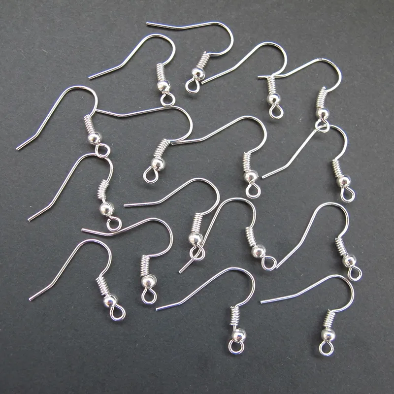 / DIY Earring delar Örhängen Clasps Hooks Findings Komponent DIY Smycken Tillbehör Legering Hook Ear Wire Smycken Partihandel