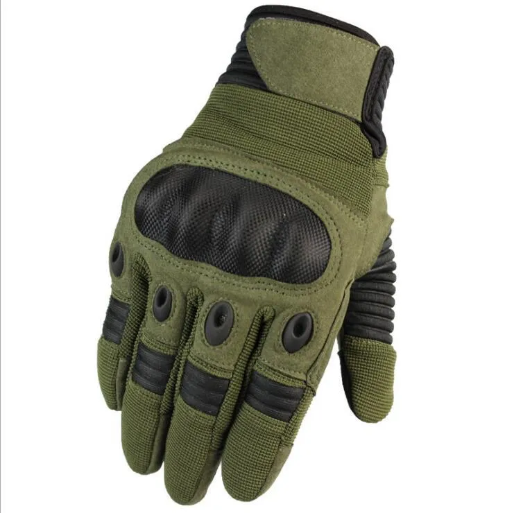 Pantalla táctil Ciclismo táctico Motocicleta Combate Duro Nudillo Guantes de dedo completo Escalada en roca Cuerda rápida Fitness