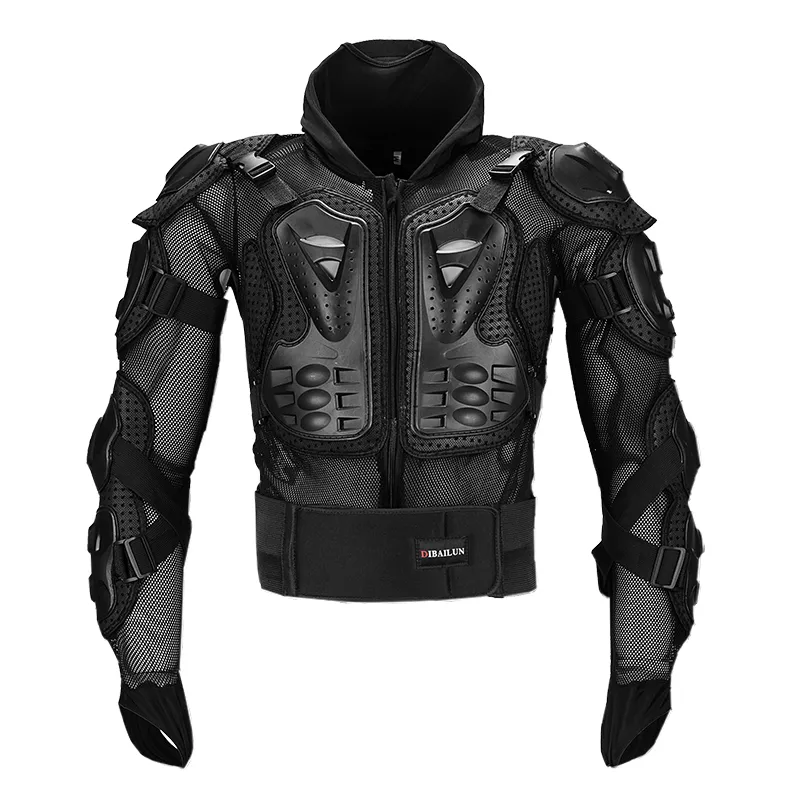 Homme Moto Veste Motocross Protection du corps Vêtements Course Armure  Protecteur Rallye Équitation Moto Equipement Protection des genouillères