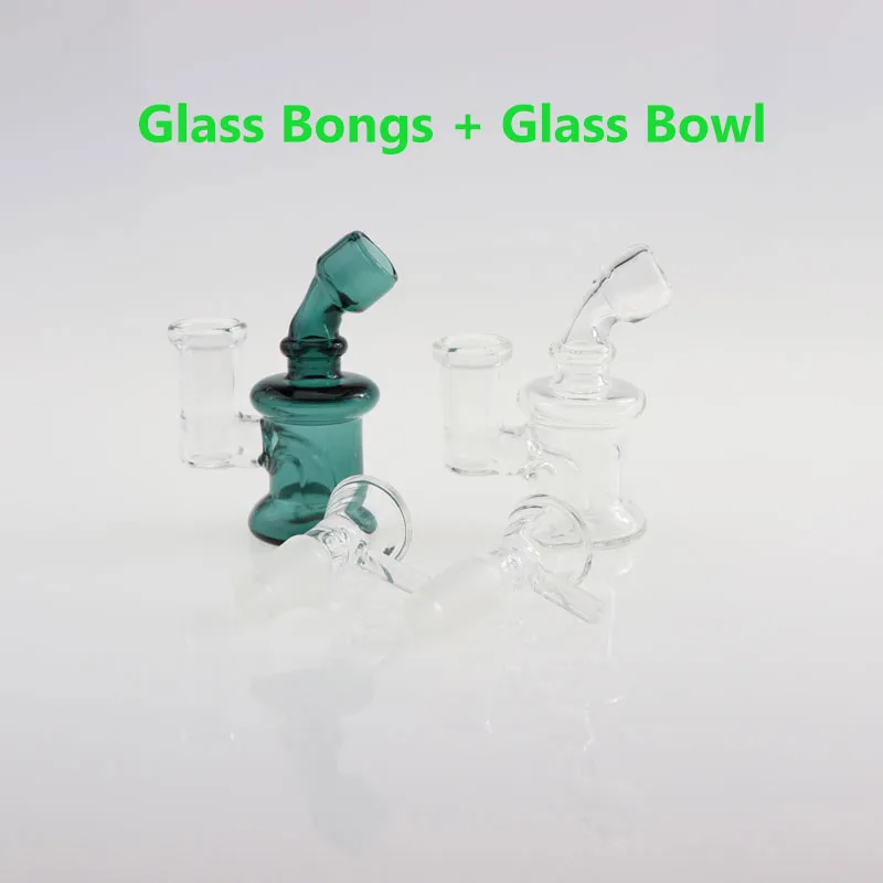 卸売3.3インチミニガラスボン14ミリメートルの女性ジョイントのフリーガラスボウルの安い小さなバブラーガラスの水管オイルリグ