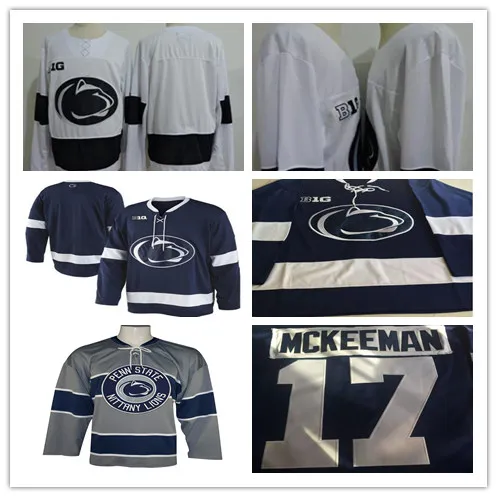 Penn State Nittany College Hockey Nikita Pavlychev Nate Sucese Evan Barratt Brett Murray Derian Hamilton Matt Mendelson Alex Stevens Jerseys