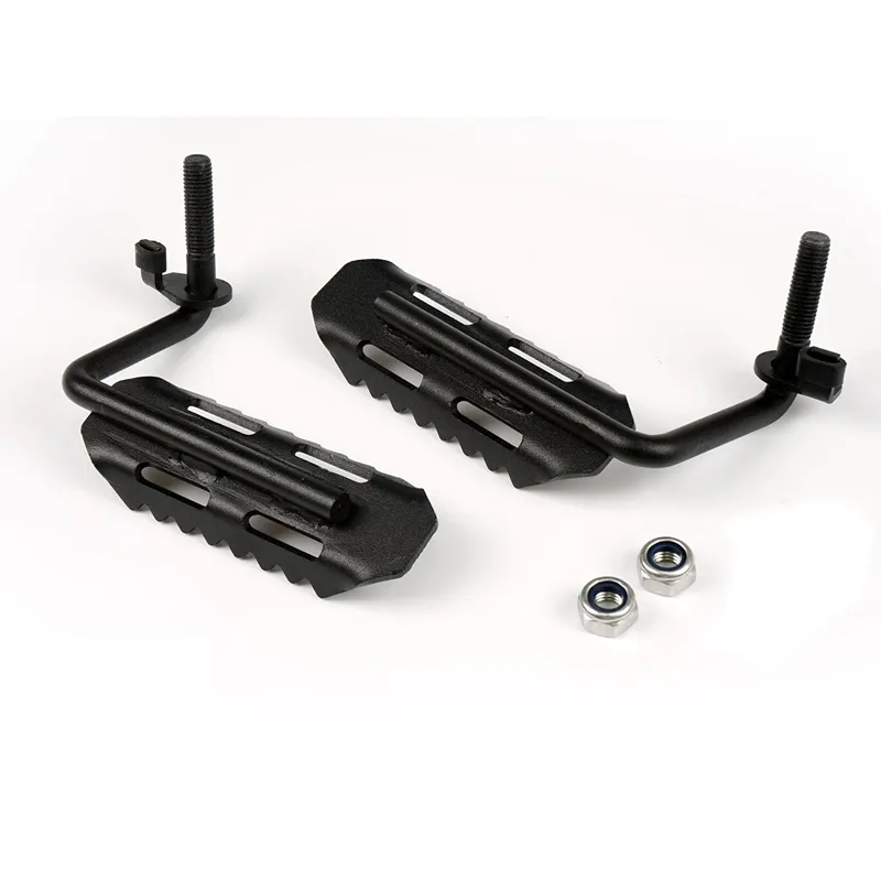 Jeep Front Foot Pegs för 2007-2017 Jeep Wrangler JK 2DR JKU 4DR - 1 par