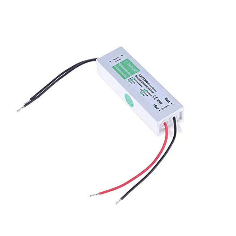 50pcs AC110V-220V to DC24V Power Supply 10W IP67 Waterproof 24V LED Transformer Electronic Aluminum alloy Driver