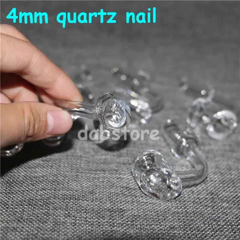 pipe buckets banger quartz Titanium nail domeless 18 mm 14mm 10mm size 4mm thickness silicone water bubbler bong