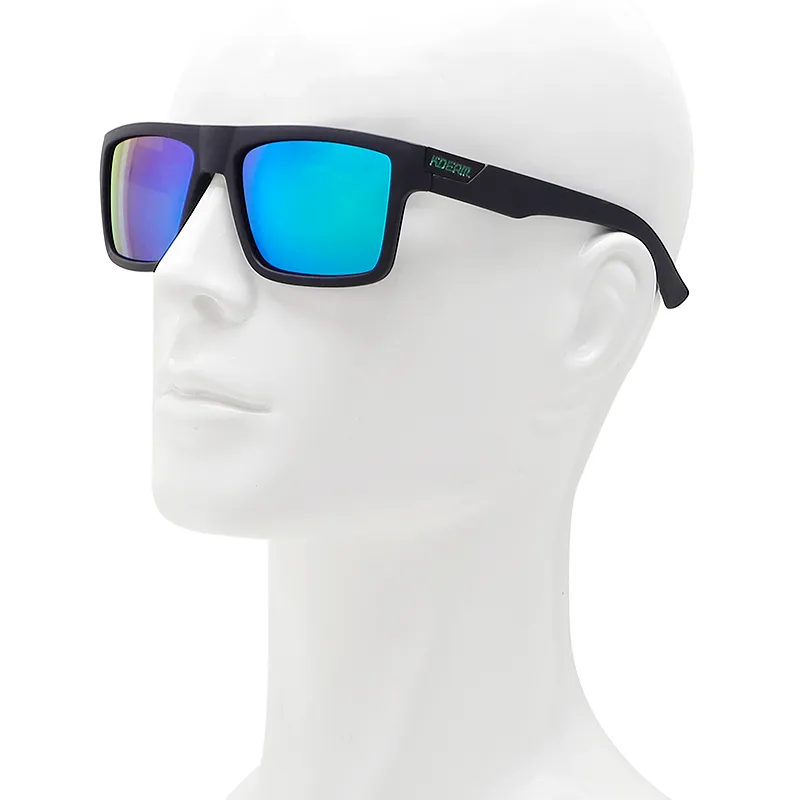 KDEAM de huvudsakliga polariserade solglasögon sport för män kamouflage utomhusglasögon reflekterande polariserande solglasögon med designer box8344914