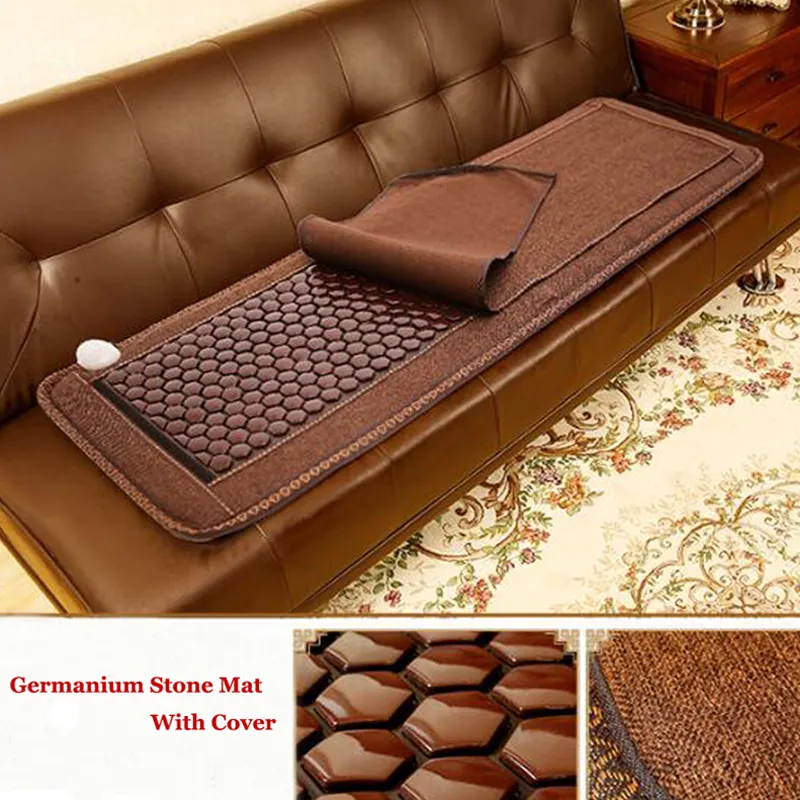 Heating Germinate Mat Sofa Mattress Natural Jade Stone Massage Pad Heat Cushion for Health with Cover Size 50*150CM