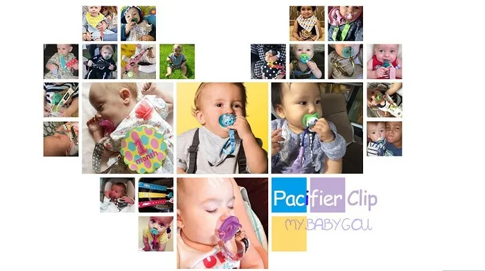 4 Pz / Set Bambino Ciuccio Catena Clip Catena Cotone Dummy Holder Chupetas Soother Tipo di ciuccio clip cinghia Porta capezzolo alimentazione infantile