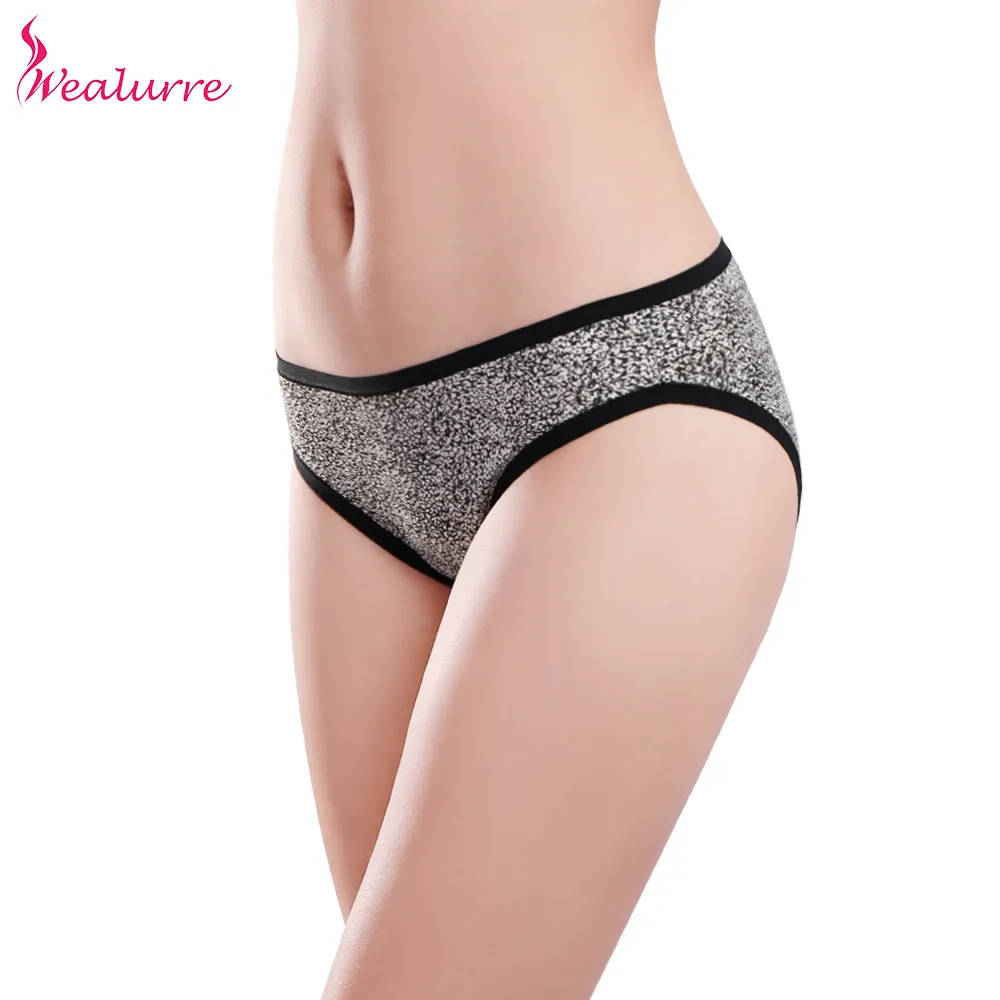 Wealurre Soft Sexy Cotton Briefs Women Low Waist Rise Underwear