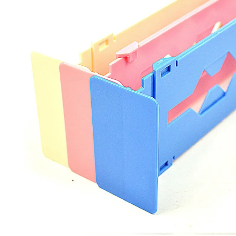 Versenkbare Einstellbare Stretch Kunststoff Schublade Teiler Organizer Lagerung Partition Bord DIY Home Küche Kostenloser Versand ZA6914