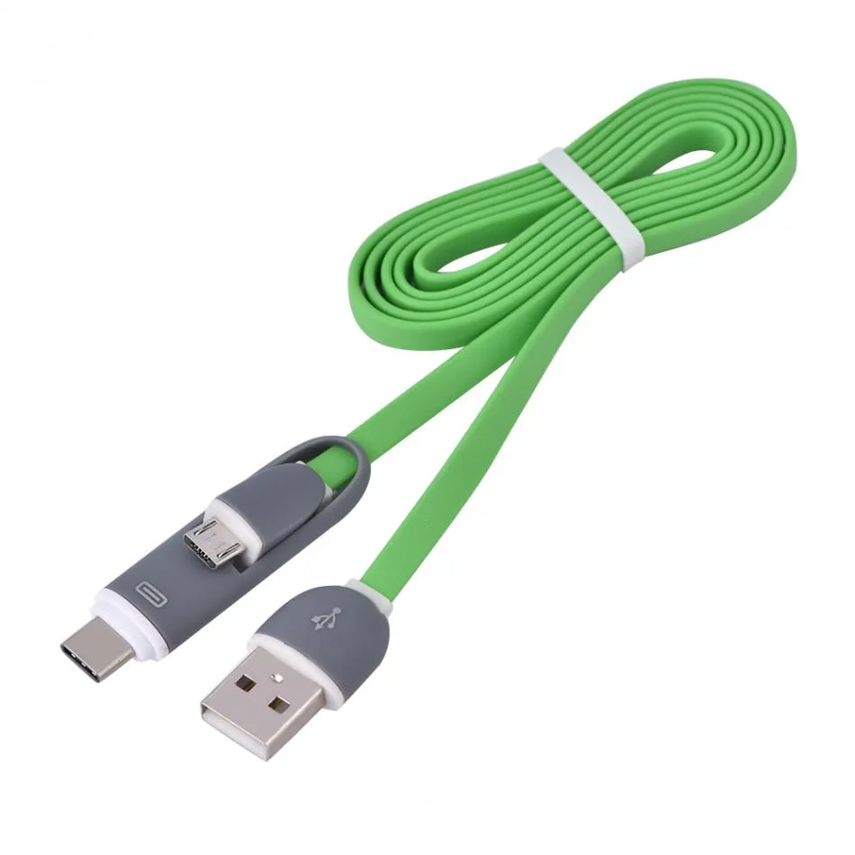VBESTLIFE 2 w 1 kabel danych USB do mikro USB i typu C szybkie synchroniza