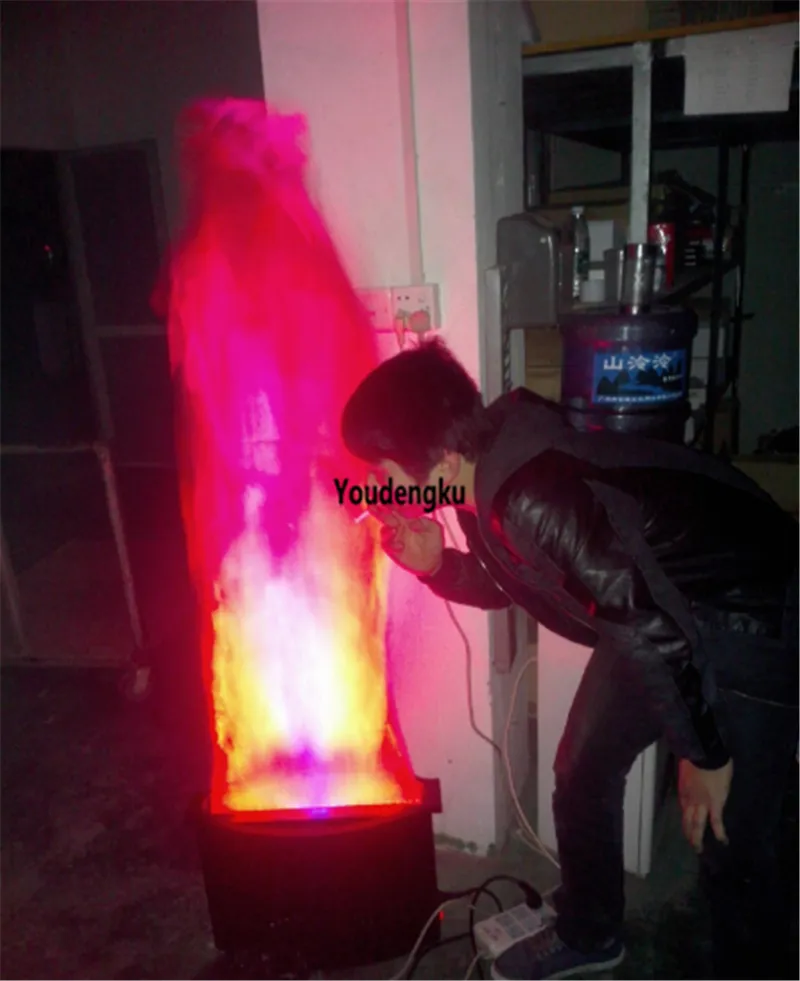 2 шт. 36 * 10 мм этап Шелковый пожарный эффект украшения пламени проектор красный шелковый поддельный пламя освещения