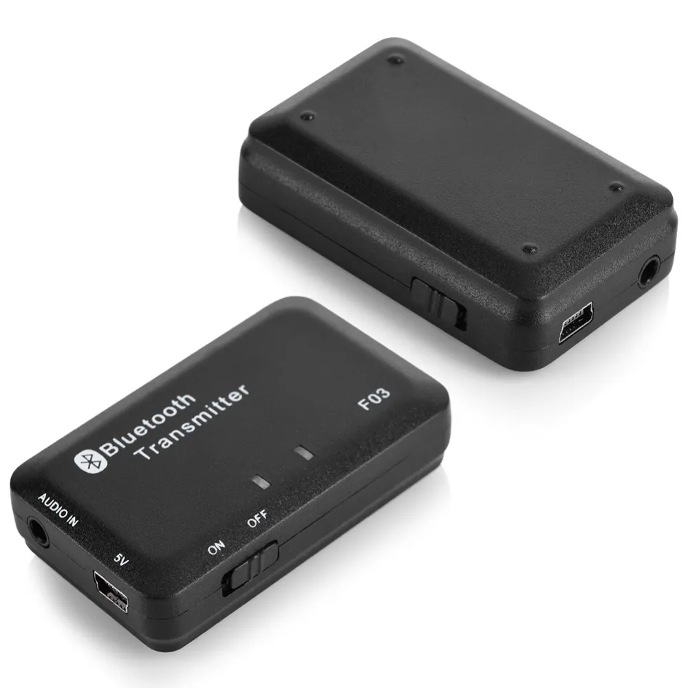 Freeshipping Bluetooth Audio sändare Mottagare Trådlös stereoadapter för TV / PC / MP3