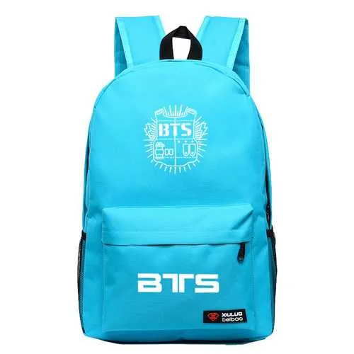 Nova Chegada Bangtan Meninos BTS Rap Monste Saco Da Lona Mochila Das Mulheres Dos Homens de Moda Mochilas Meninos Meninas Estudante Escola Sacos De Viagem