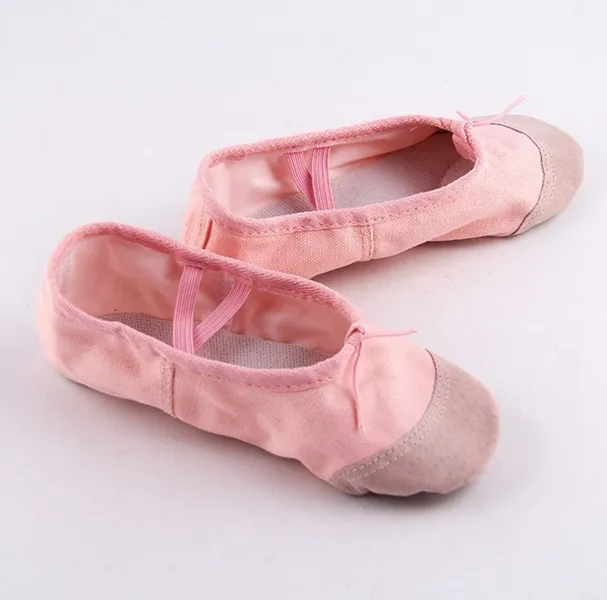 20 taglie bambino adulto tela balletto scarpe da ballo pantofole pointe danza ginnastica balletto scarpe da ballo bambini adulti