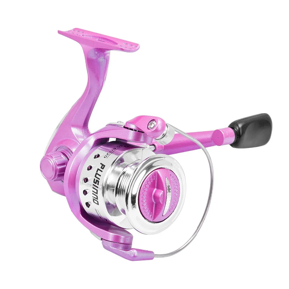Rods Ladies Telescopic Fishing Rod and Reel Combos,Spinning Fishing Pole  Pink Designed for Ladies Fishing Girls Pole