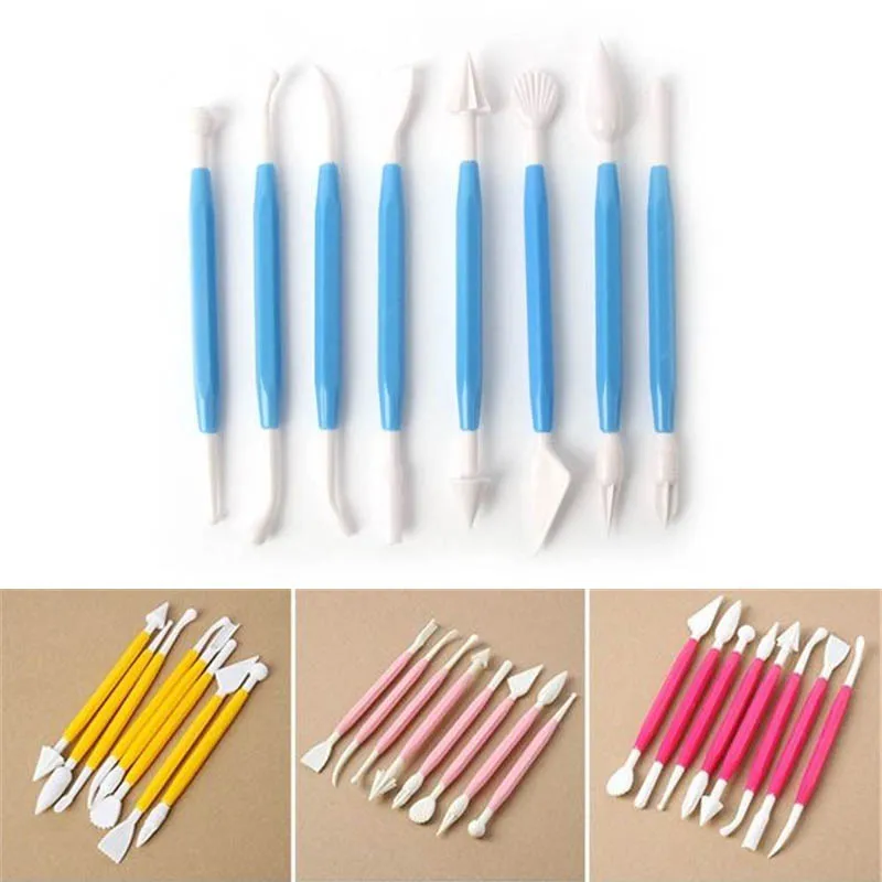 8 pcs / set 16 modèles Fondant Gâteau Décoration Fleur De Sucre Artisanat Outil De Modélisation Top Qualité Gâteau Fondant DIY Making Tool