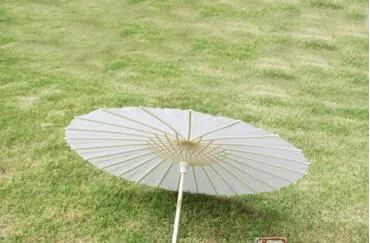 Mariage Parasols White Paper Umbrella Chinese Mini Craft Umbrella 5 Diamètre2030406084cm Mariage Favor Decoration7581302