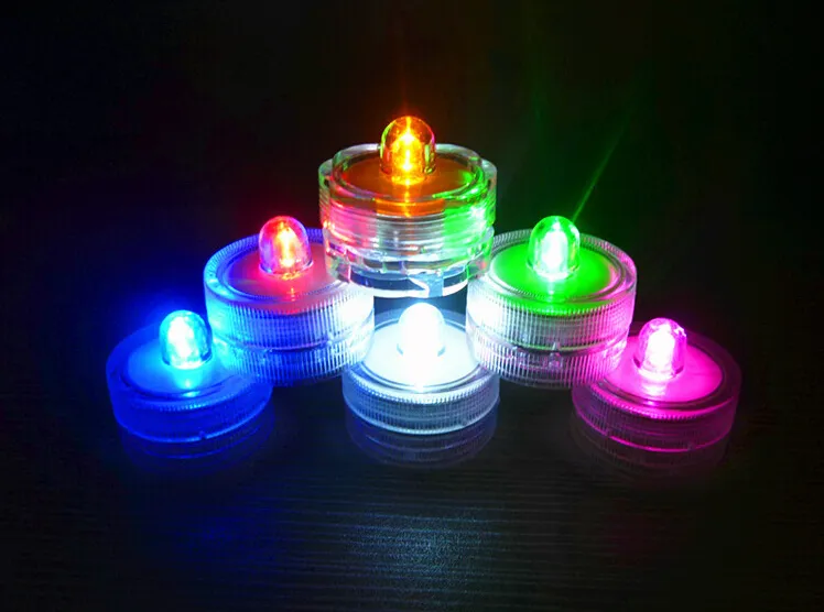 LED submersible étanche bougies chauffe-plat led décoration bougie lampe sous-marine fête de mariage éclairage intérieur pour aquarium étang