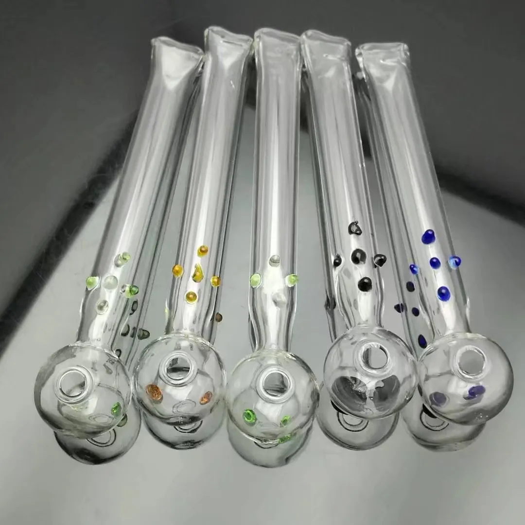 Glazing pot with flat mouth Wholesale Glass Bongs Accessories Glass Water Pipe Smoking