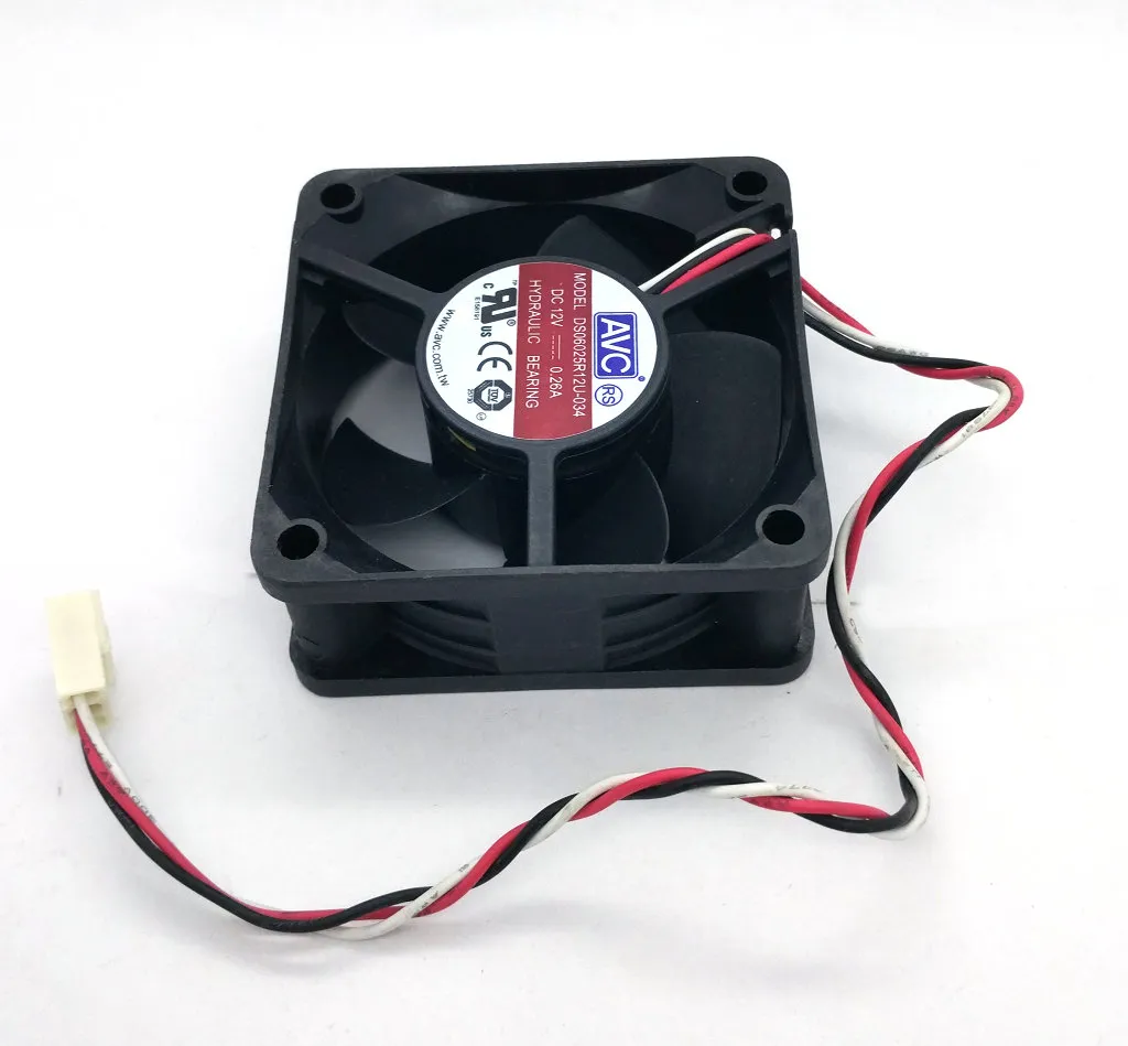 Оригинал AVC DS06025R12U-034 6CM 6025 12V 0,26A для Lenovo A60E A61E M57E A58E M58E FANS 11S41R8491 / FRU PN: 41R8511