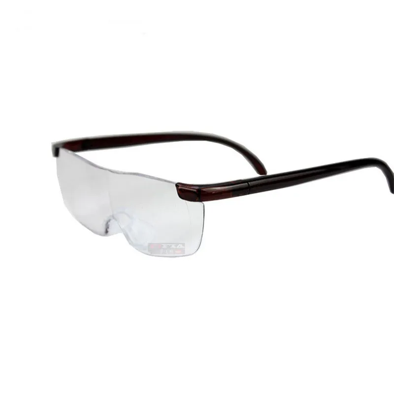 Hot 1.6 fois loupe lunettes de lecture grande Vision + 250 grossissement hommes femmes presbytie lunettes loupe lunettes