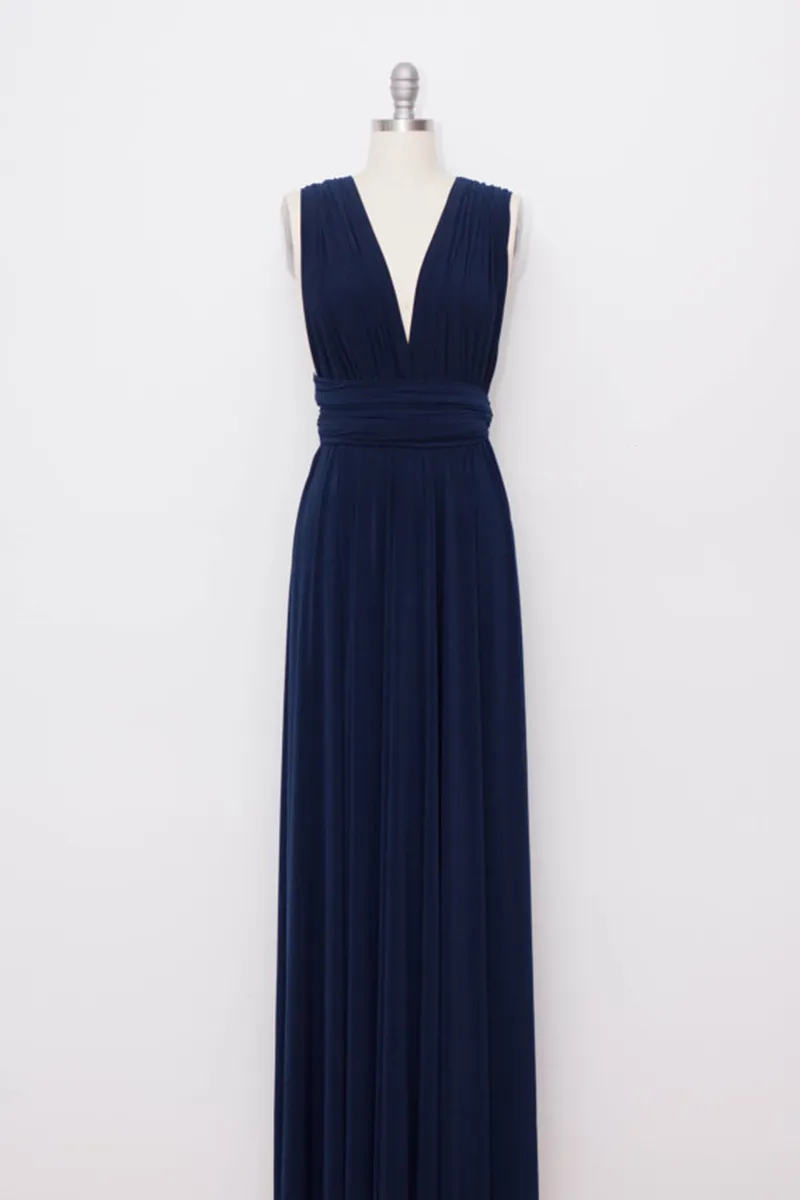 Floor Length Bridesmaid Gown Maxi Chiffon Multiway Wrap Dress with Zipper  Closure from Dhgate Bridesmaid Dress - price 80.51