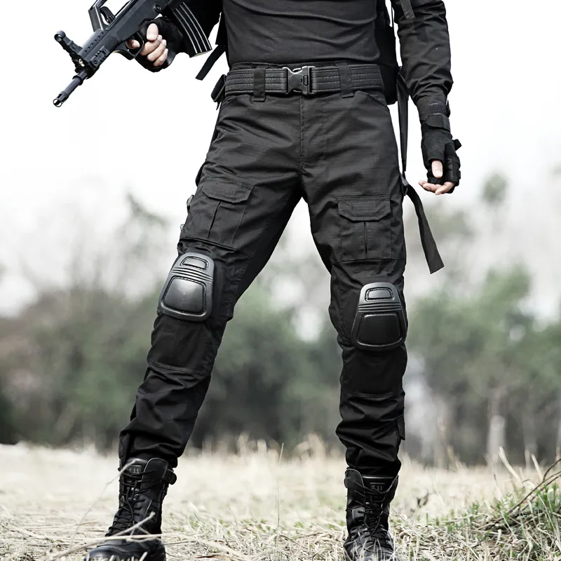 Tactical cargo pants black hotsell