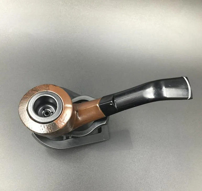 Portable walnut pipe full circulation filter smoking cigarette holder can be cleaned