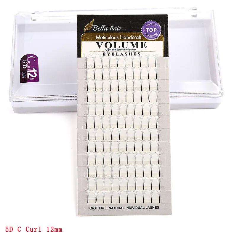 C/D Curl Tray 10/12/14mm Thickness 0.07mm Individual Volume Flare Eyelash Extension 3D/4D/5D Bella Hair